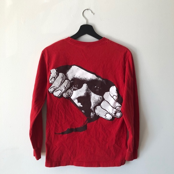 Pleasures Now Watching You Long Sleeve Graphic Top - Picture 2 of 8